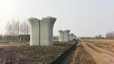 北引橋橋墩。