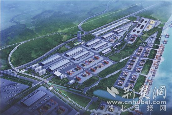 三峽樞紐白洋港疏港鐵路項(xiàng)目效果圖