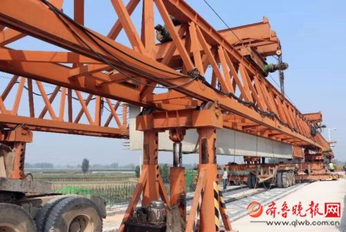 喜訊！京滬改擴建工程最長橋梁架設(shè)完成